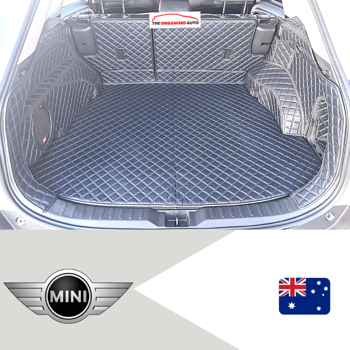 M MOTOS Rubber Trunk Mats For Mini Cooper III From 2014 Improve Your Travel Comfort With Non-slip Mat Auto TM All Weather Floor Mats, Protection From Dirt