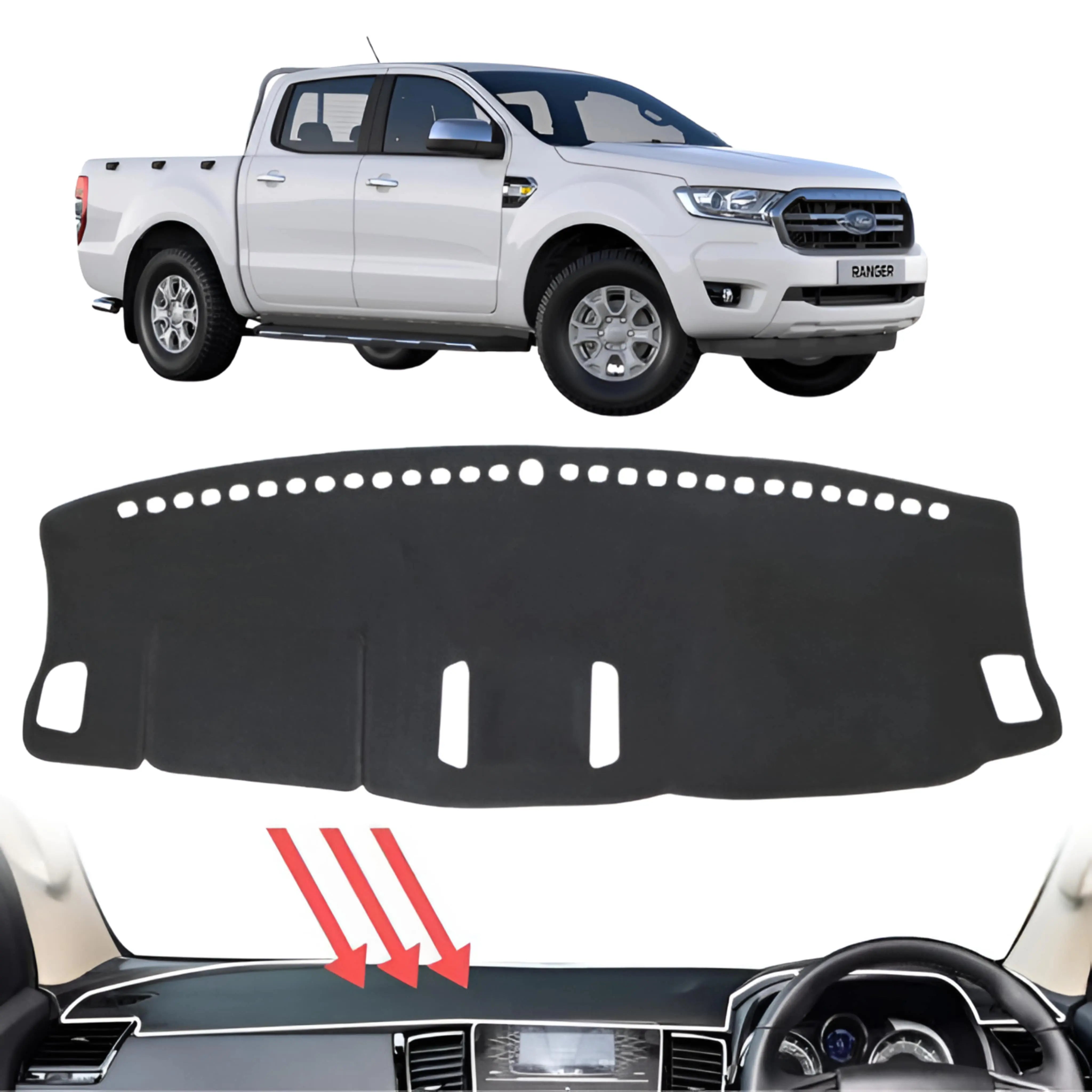 CarLux™ Car Dash Mat for Ford Ranger The Organised Auto