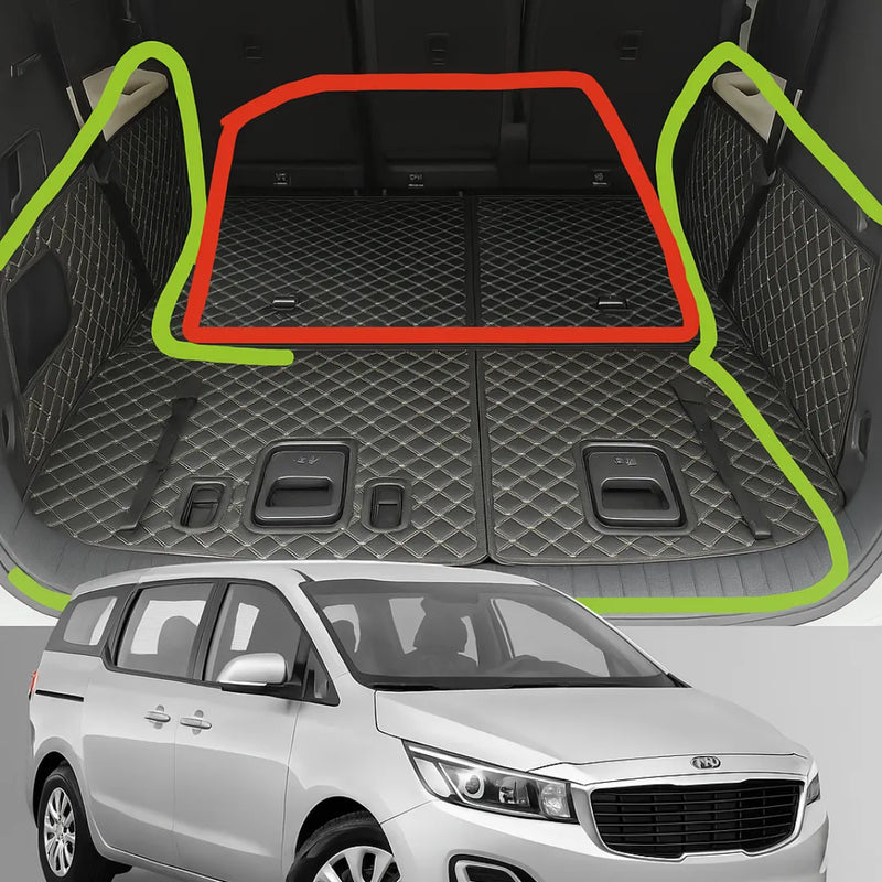 CarLux™  Custom Made Boot Liner for New Kia Carnival 2020-Current