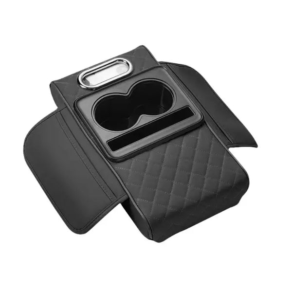 ComfortPlus™ Car Armrest Cushion with Drink Holder