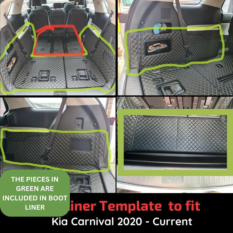 CarLux™  Custom Made Boot Liner for New Kia Carnival 2020-Current