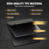 7D Rubber Car Floor Mats Fits D-MAX DMAX Dual Cab 2020 -  Present