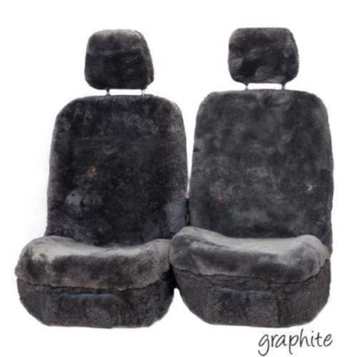 Snugseat™ Sheepskin Seat Covers Combo Front Pair 30MM For Nissan Patrol Y62