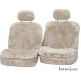 Snugseat™ Sheepskin Seat Covers Combo Front Pair 30MM For Nissan Patrol Y62