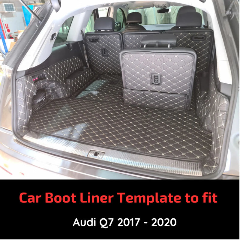 CarLux™ Custom Made Trunk Boot Mats Liner For Audi