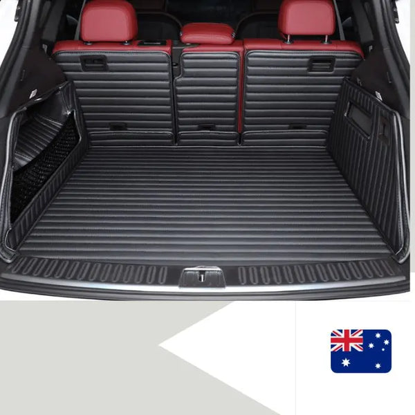 CarLux™  Custom Made Nappa PU Leather Trunk Boot Mats Liner For Audi