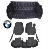 CarLux™ Complete Floor Protection Set: 3D Boot Liner and Car Mats For Your BMW