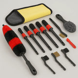 Car Cleaning and Detailing Brush Set for tyres and car