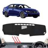 CarLux™ Black Dash Mat for Lexus IS250 IS350 ISF 2006-2013