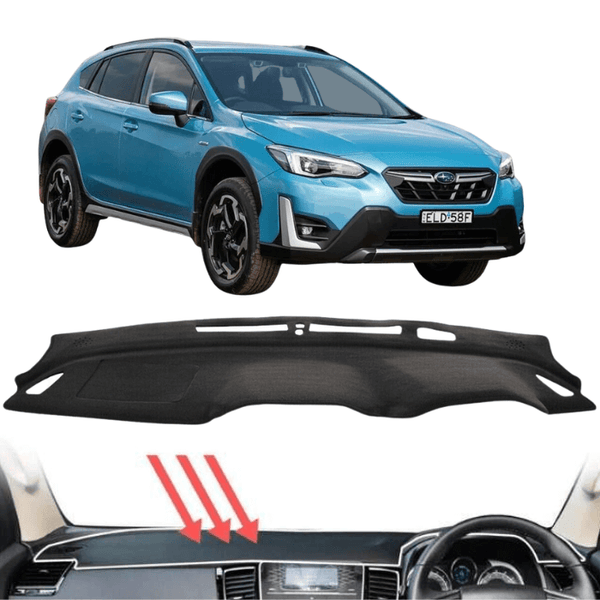 CarLux™ Black Dash Mat for Subaru Crosstrek 2023 2024