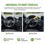 Car Steering Wheel Lock with Seat Belt Anti‑Theft Protection