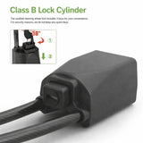 Car Steering Wheel Lock with Seat Belt Anti‑Theft Protection