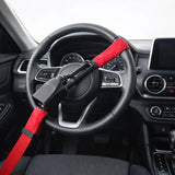 Car Steering Wheel Lock with Seat Belt Anti‑Theft Protection