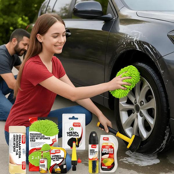 Car Wash Kit for Easy Deep Clean and Streak-Free Finish