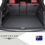 CarLux™  Custom Made Nappa PU Leather Trunk Boot Mats Liner For Chrysler