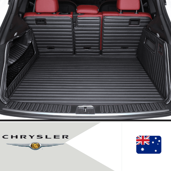 CarLux™ Custom Made Nappa PU Leather Trunk Boot Mats Liner For Chrysler