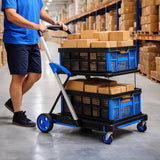 Foldable Shopping Trolley Cart Heavy‑Duty Shopping And Utility