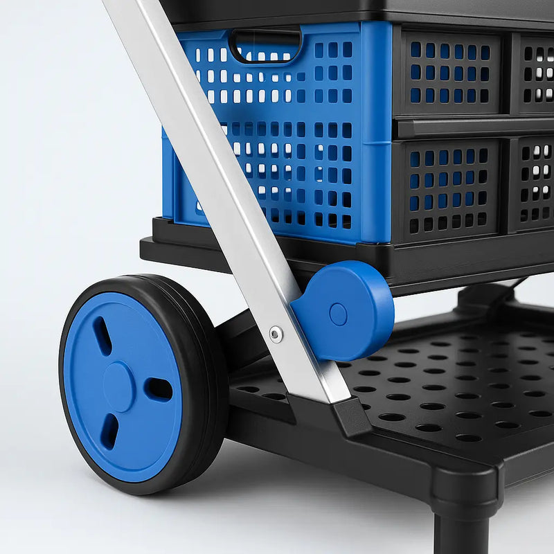 Foldable Shopping Trolley Cart Heavy‑Duty Shopping And Utility