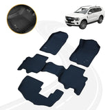 Custom Fit 3D Kagu Rubber Floor Mats - Ford Everest 2022 - Onwards (Next Gen)