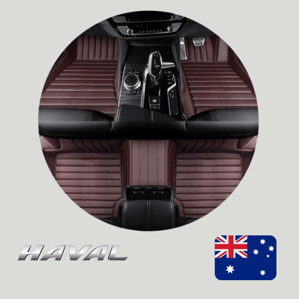 CarLux™ Custom Made Nappa PU Leather Car Floor Mats for GMW Haval