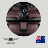 CarLux™  Custom Made Nappa PU Leather Car Floor Mats for Genesis