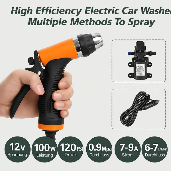 High Pressure Pump for Powerful Car And Home Cleaning