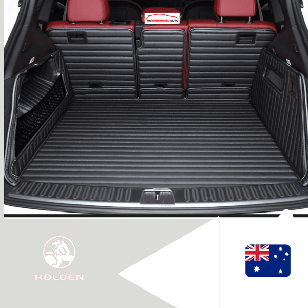 CarLux™ Custom Made Nappa PU Leather Trunk Boot Mats Liner For Holden