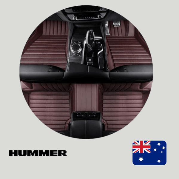 CarLux™ Custom Made Nappa PU Leather Car Floor Mats for Hummer