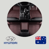 CarLux™  Custom Made Nappa PU Leather Car Floor Mats for Hyundai
