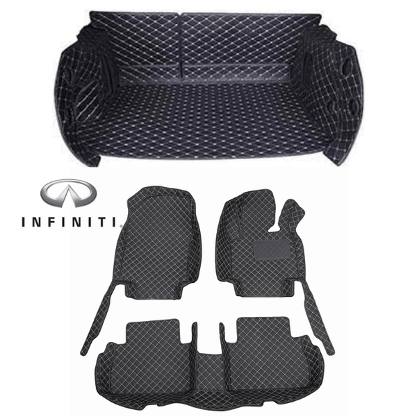1 Australia Infiniti accessories 3D Car Floor Mats Boot Liner By