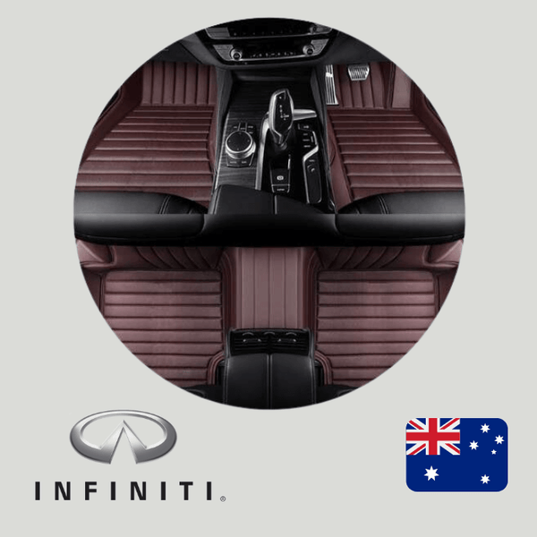 CarLux™ Custom Made Nappa PU Leather Car Floor Mats for Infiniti