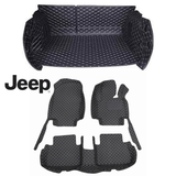 CarLux™ Complete Floor Protection Set: 3D Boot Liner and Car Mats For Your Jeep