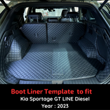 CarLux™  Custom Made Trunk Boot Mats Liner For Kia