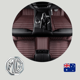 CarLux™ Custom Made Nappa PU Leather Car Floor Mats for MG