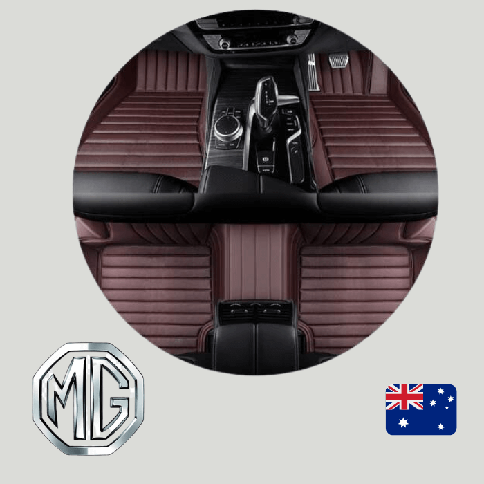 CarLux™ Custom Made Nappa PU Leather Car Floor Mats for MG