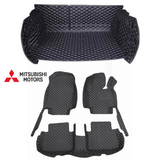 CarLux™ Complete Floor Protection Set: 3D Boot Liner and Car Mats For Your Mitsubishi