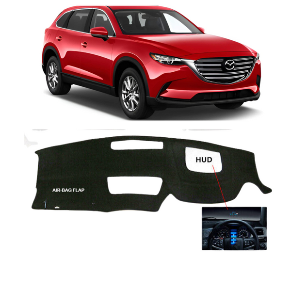 CarLux™ Black Dash Mat for Mazda CX9 Azami Model