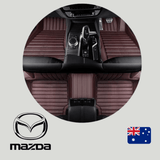 CarLux™ Custom Made Nappa PU Leather Car Floor Mats for Mazda