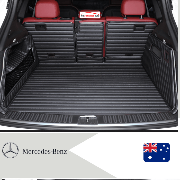 Benz A Boot CarLux™ Nappa PU Leather Boot Mats – Fits Mercedes Benz, Luxury & All ...