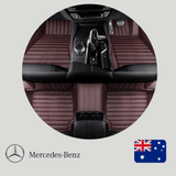CarLux™ Custom Made Nappa PU Leather Car Floor Mats for Mercedes Benz