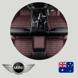 CarLux™ Custom Made Nappa PU Leather Car Floor Mats for Mini Cooper