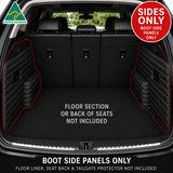 CarLux™ Custom Made Nappa PU Leather Boot Side Panels For Audi