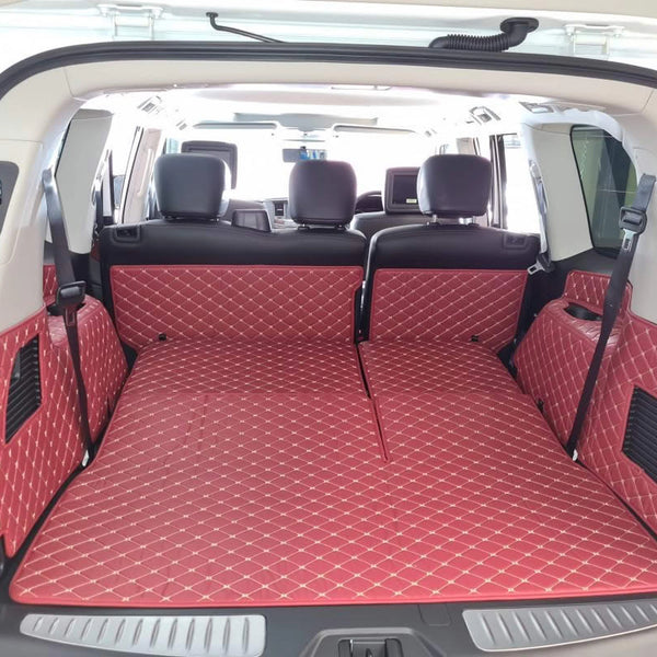 CarLux™  Custom Made Boot Liner For Nissan Patrol 7 Seats Y62 2012- Current