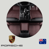 CarLux™ Custom Made Nappa PU Leather Car Floor Mats for Porsche