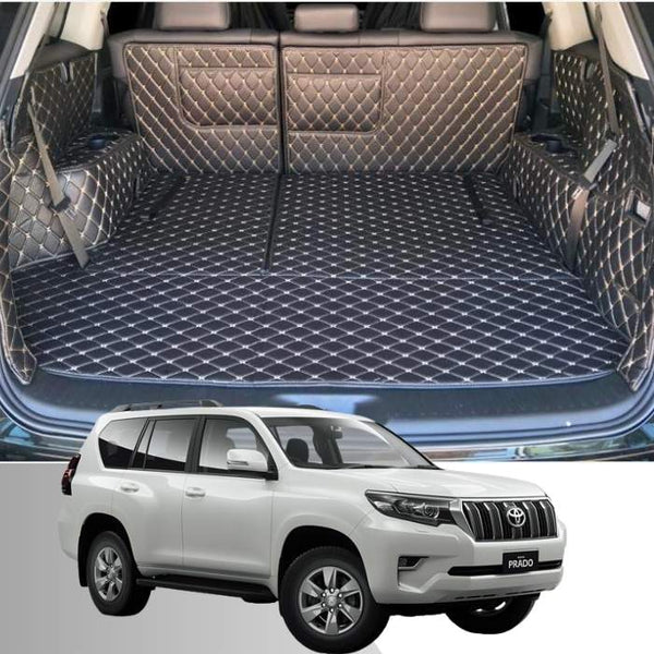 CarLux™ Custom Made Trunk Boot Mats For Toyota Prado Boot Liner