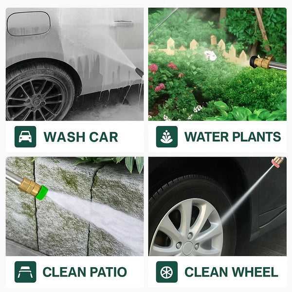 Pressure Washer Gun for Powerful Car Cleaning and Deep Dirt Removal