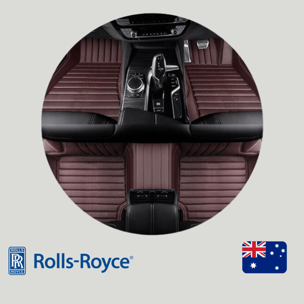 CarLux™ Custom Made Nappa PU Leather Car Floor Mats for Rolls Royce