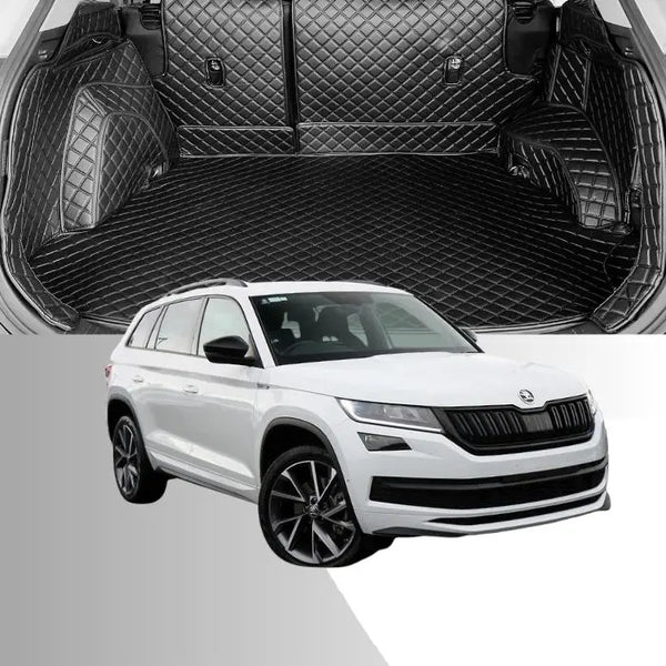 CarLux™  Custom Made Trunk Boot Mats Liner For SKODA Kodiaq 2017-2022