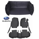 CarLux™ Complete Floor Protection Set: 3D Boot Liner and Car Mats For Your Subaru