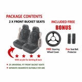 Snugseat™ Australian Sheepskin Seat Covers For Toyota Hilux Single Cab 2015- Current